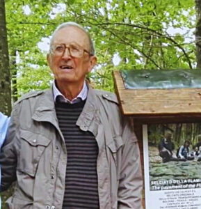 Foto di Cesare Agostini sulla Flaminia Militare